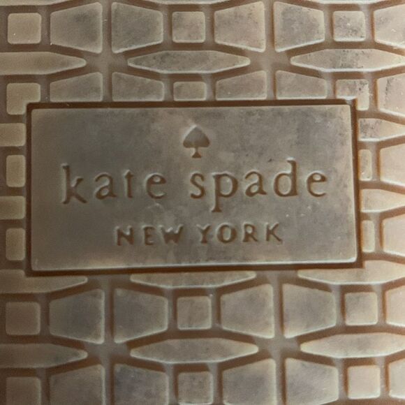 KATE Spade Slides Zahara Ruffle Trim Slides Flat Pink Shoes Espadrille Women 8 - Picture 9 of 10